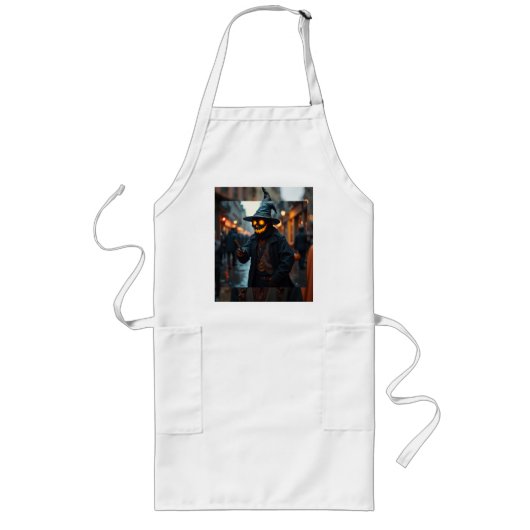 TABLIER LONG HALLOWEEN APRON (Devant)