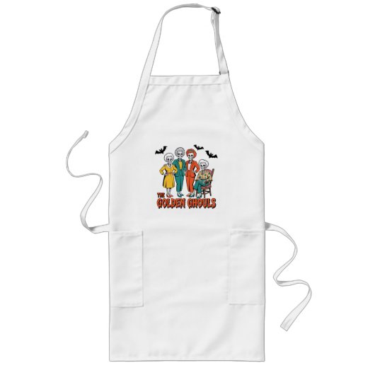 Tablier Long Halloween des filles des Gouls d'or (Devant)