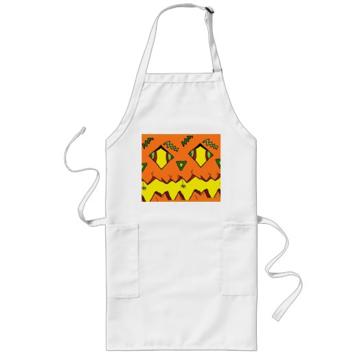 Tablier Long Halloween Jack-O-Lantern & Spider Apron (Devant)