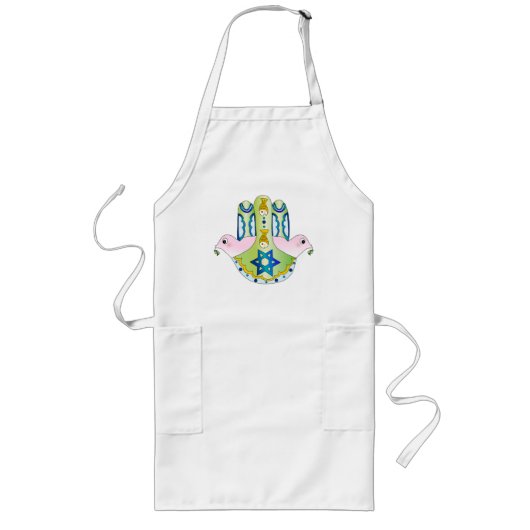 Tablier Long Hamsa juif (Devant)