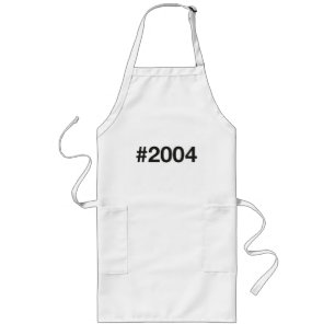 Tablier Long Hashtag 21 Anniversaire 2004
