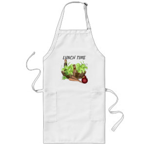 TABLIER LONG HEURE DU DÉJEUNER APRON