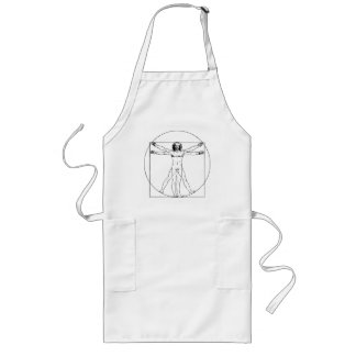 Tablier Long Homme de da Vinci Vitruvian