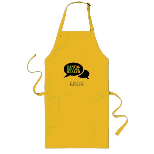 Tablier Long HOMMES DE LA SANTÉ QUI PARLENT GUÉRIR Customisés (Devant)