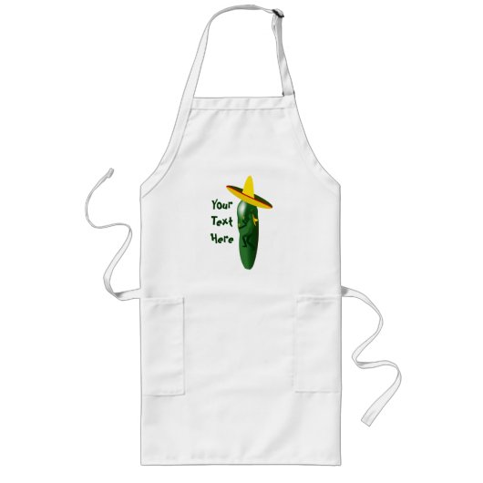 Tablier Long Hot Pepper Man Dance Apron (Devant)