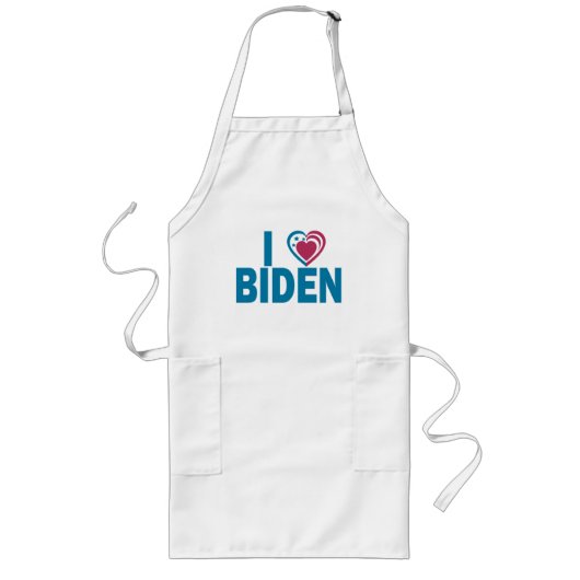 Tablier Long I Love Biden (Devant)