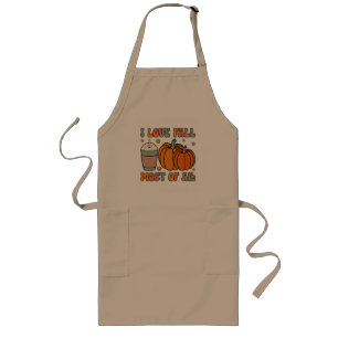 Tablier Long I Love Fall Most Of All Kitchen Apron - Autumn Pum