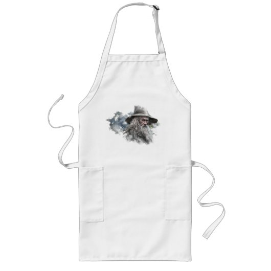 Tablier Long Illustration de Gandalf (Devant)