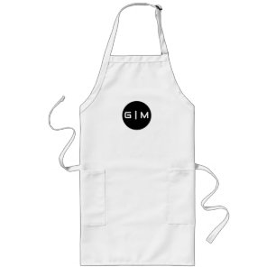Tablier Long Initiales personnalisables nom