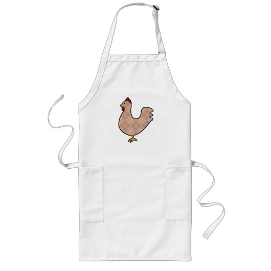 Tablier Long Jacquard Art folklorique Art Rooster Apron (Devant)