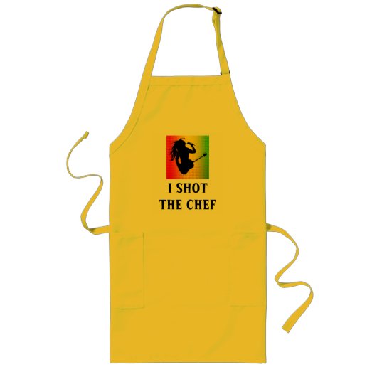 Tablier Long J'Ai Tiré Le Chef Reggae Rasta Standard Apron (Devant)