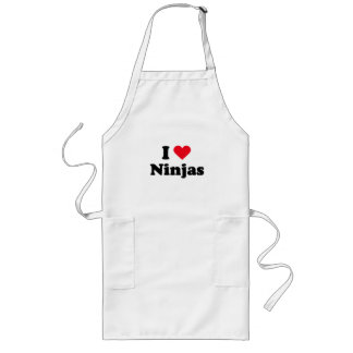 Tablier Long J'aime des ninjas