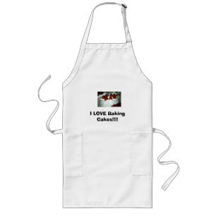 Tablier Long J'AIME faire des gâteaux cuire au four ! ! ! !