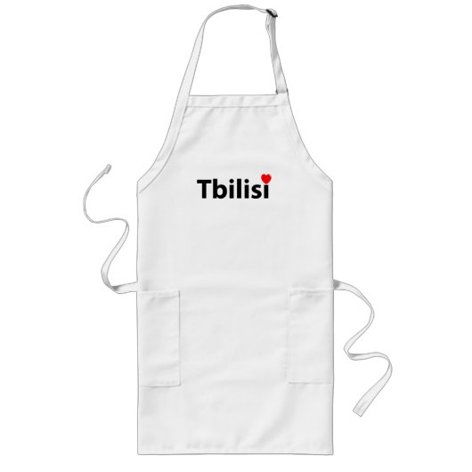 Tablier Long J'aime Sakartvelo Tbilisi (Devant)