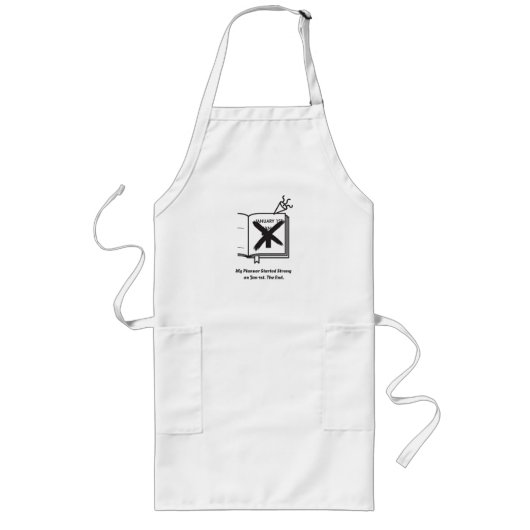 Tablier Long Jan 1st Apron| Sarcastic New Year's Resolution (Devant)