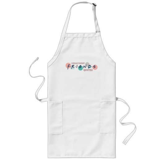 Tablier Long Je parle des devis Fluent FRIENDS™ (Devant)
