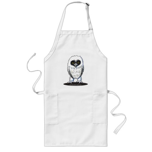 Tablier Long Jeu d'abron de hibou (Devant)