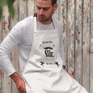 Tablier Long Jeu sur M. Mustache Apron