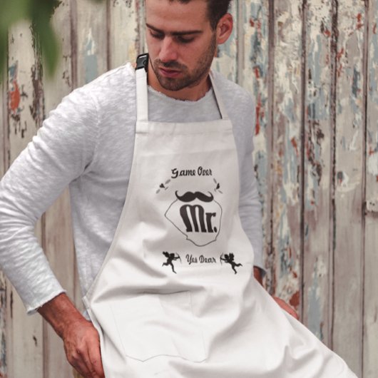 Tablier Long Jeu sur M. Mustache Apron