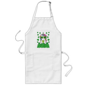 Tablier Long Joli licorne jour de la Saint-Patrick leprechaun t