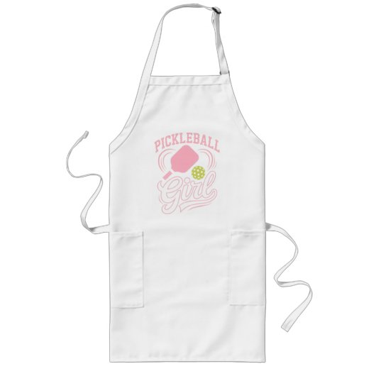 Tablier Long Joueuse de pickleball fille (Devant)