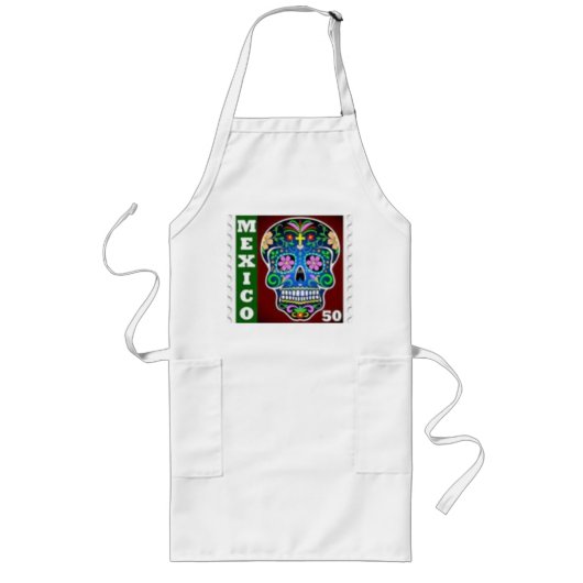 Tablier Long Jour des morts (Devant)
