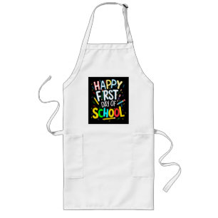 Tablier Long Joyeux premier jour de rentrée scolaire