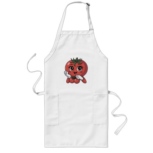 Tablier Long Juste Moi Tomate (Devant)