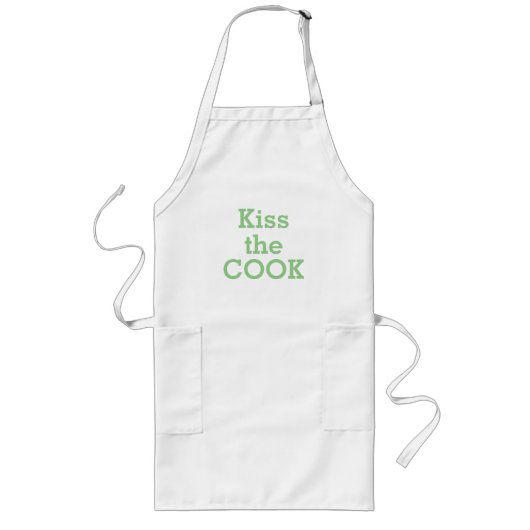 TABLIER LONG KISS THE COOK APRON (Devant)