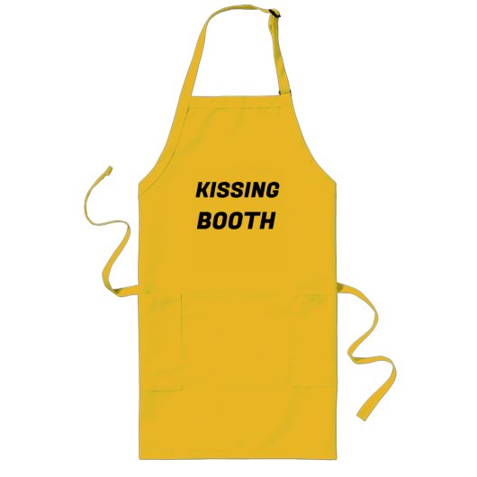 Tablier Long Kissing Booth (Devant)