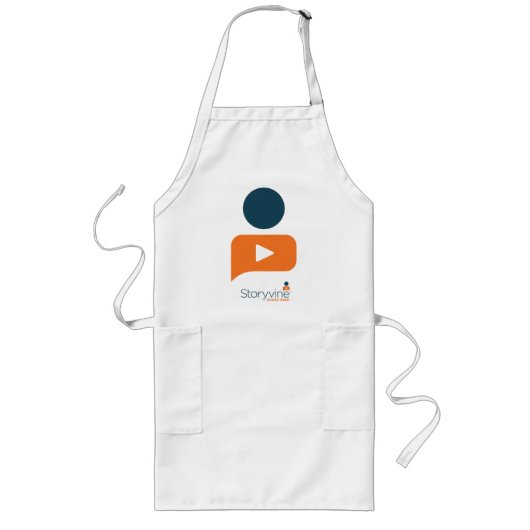 Tablier Long KITCHEN APRON - Icône Storyvine & Logo (Devant)
