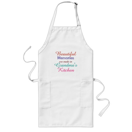 TABLIER LONG LA CUISINE DE GRANDMA, APRON (Devant)