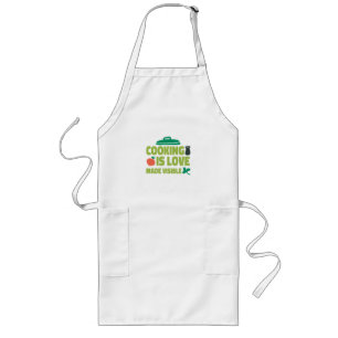 Tablier Long La cuisine est l'amour rendu visible