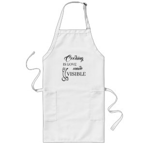 Tablier Long La Cuisine est l'Apron rendu visible par l'amour