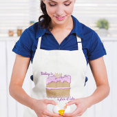 Tablier Long La Cuisine Est Un Gâteau