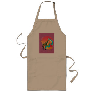 Tablier Long La Giraffe Peinte Logo artistique et dynamique D