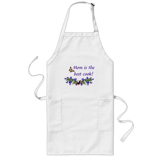 Tablier Long La maman est la meilleure cuisinière ! (Devant)