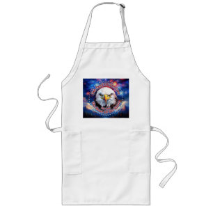 Tablier Long La Terre De La Liberté Maison Brown Eagle Feux D'A