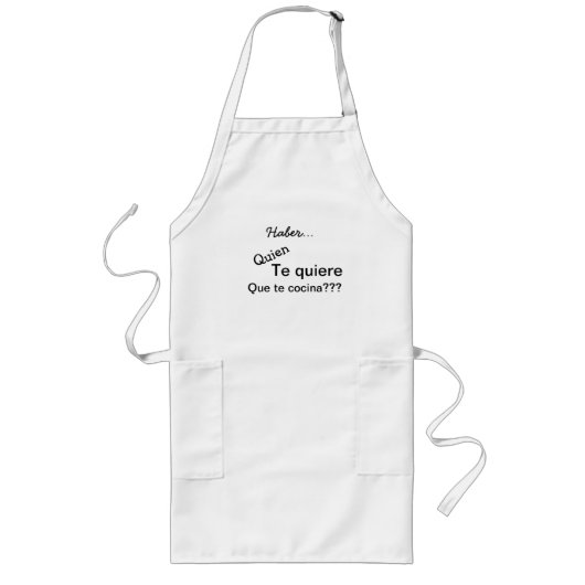 Tablier Long L'aire de Quien te quiere (Devant)