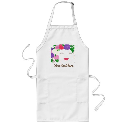 Tablier Long L'art féminin personnalise Apron (Devant)