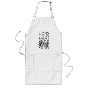 Tablier Long L'Assistant D'Oz™ Lions Tigers & Ours Oh My!
