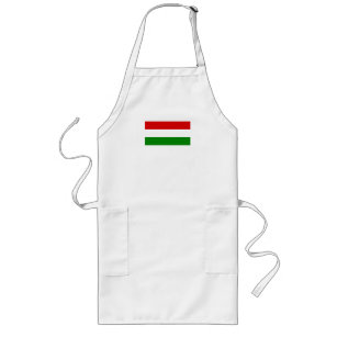 Tablier Long Le drapeau de la Hongrie