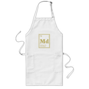 Tablier Long L'élément de vous ! Or nommé fait sur commande