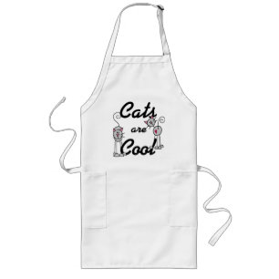 Tablier Long Les chats sont des t-shirts et des cadeaux Cool