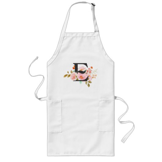Tablier Long Letter E Long Apron (Devant)