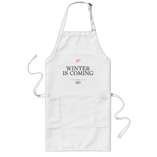 Tablier Long L'hiver approche (Devant)