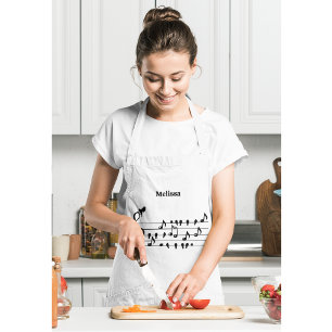 Tablier Long Libre en tant qu'oiseau, oiseaux chanteurs faisant