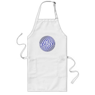 Tablier Long Ligne bleue mince
