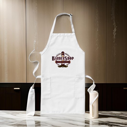 Tablier Long Logo du tablier de fumée de moustache