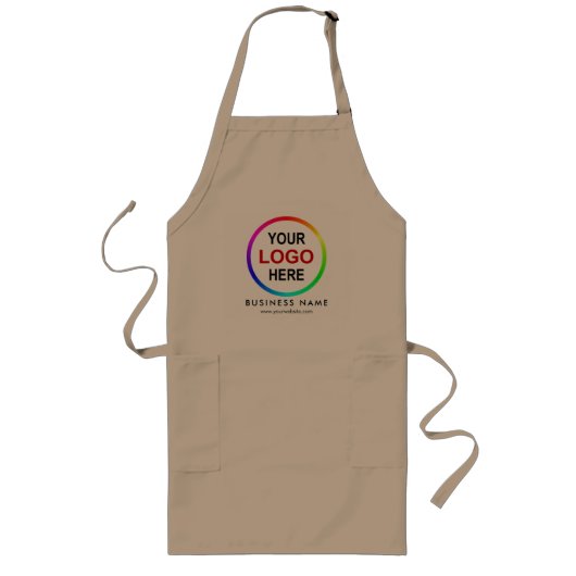 Tablier Long Logo personnalisable d'affaires (Devant)